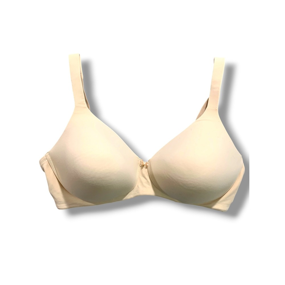 Size 40D Soma Embraceable Wireless Bra Padded Beige 061703